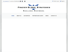 Tablet Screenshot of frazierglobal.com